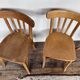 Série 4 chaises en bois  1950