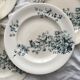 5 “Mignon” Longwy ironstone flat plates
