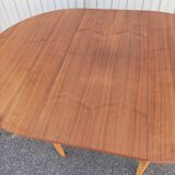 Vintage table with integrated extension