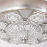 Vintage 60s crystal chandelier decorated design kinkeldey