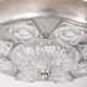 Vintage 60s crystal chandelier decorated design kinkeldey