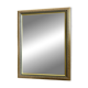 Beveled wooden mirror with glazing beads