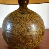 Lampe vintage en grès pyrité années 70