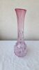 Pink glass vase