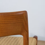 Mid-century dining chairs model 77 by Niels Otto Møller for J.L. Møllers, 1960s, Set of 4