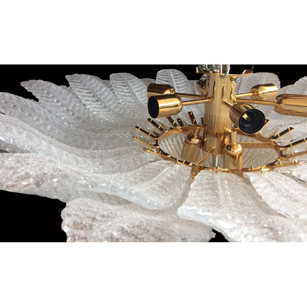 Murano glass flush mount