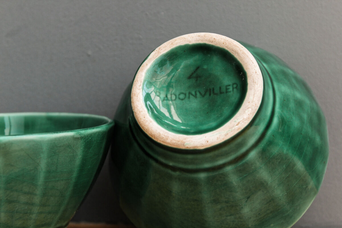 Lot of 2 bowls in Badonviller
