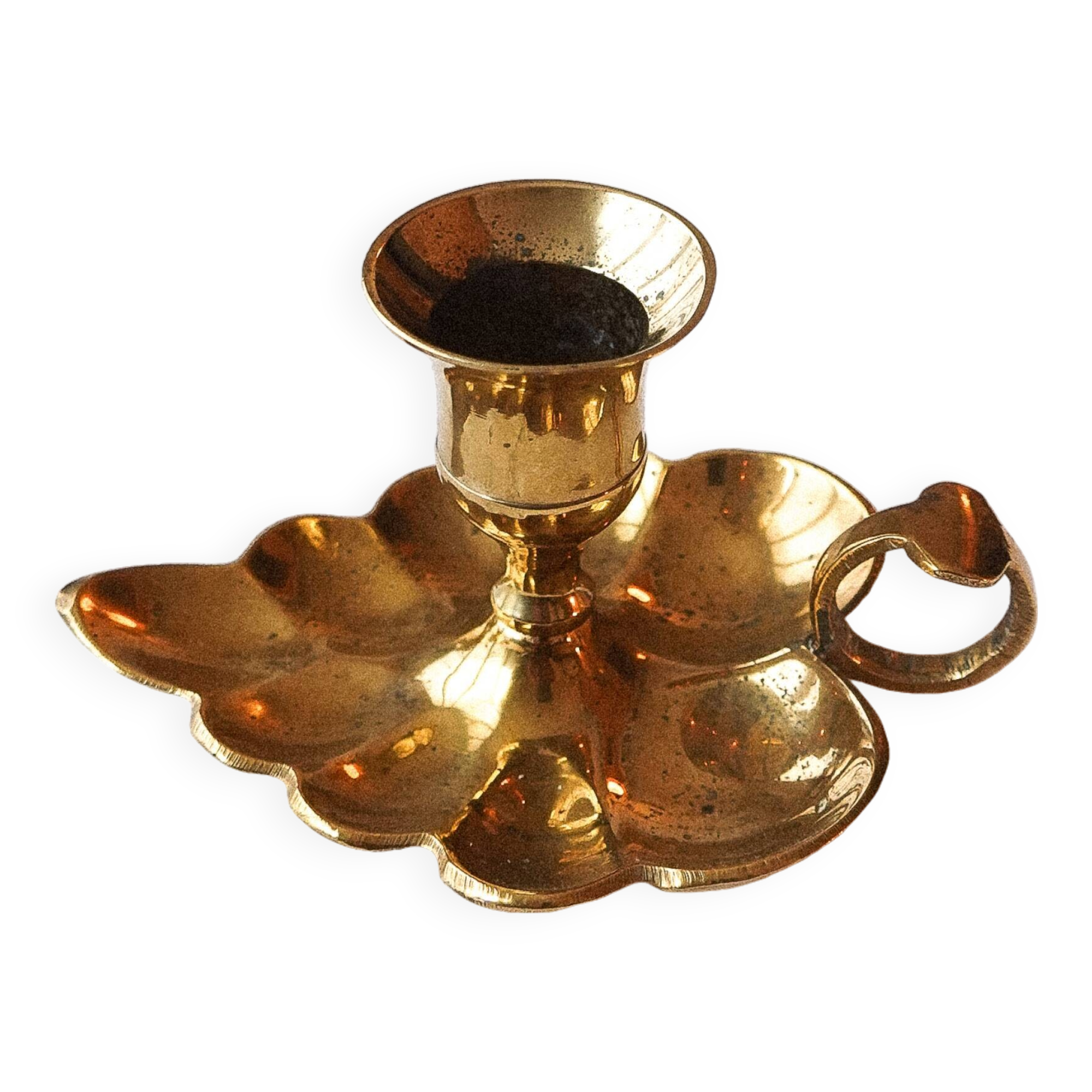 Brass candle holder