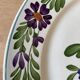 Set of 6 flat plates in Sarreguemines earthenware, Rusticana model