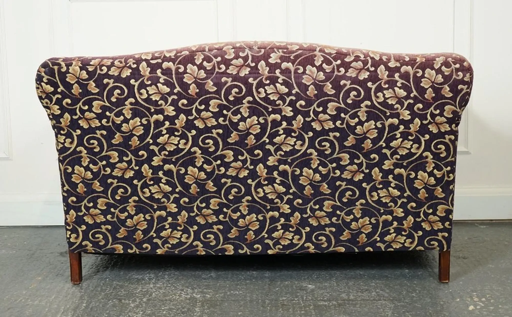 Victorian Fabric Sofa and Armchairs, Set of 3