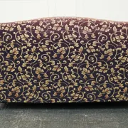 Victorian Fabric Sofa and Armchairs, Set of 3