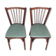 Pair of Baumann bistro chairs n°12