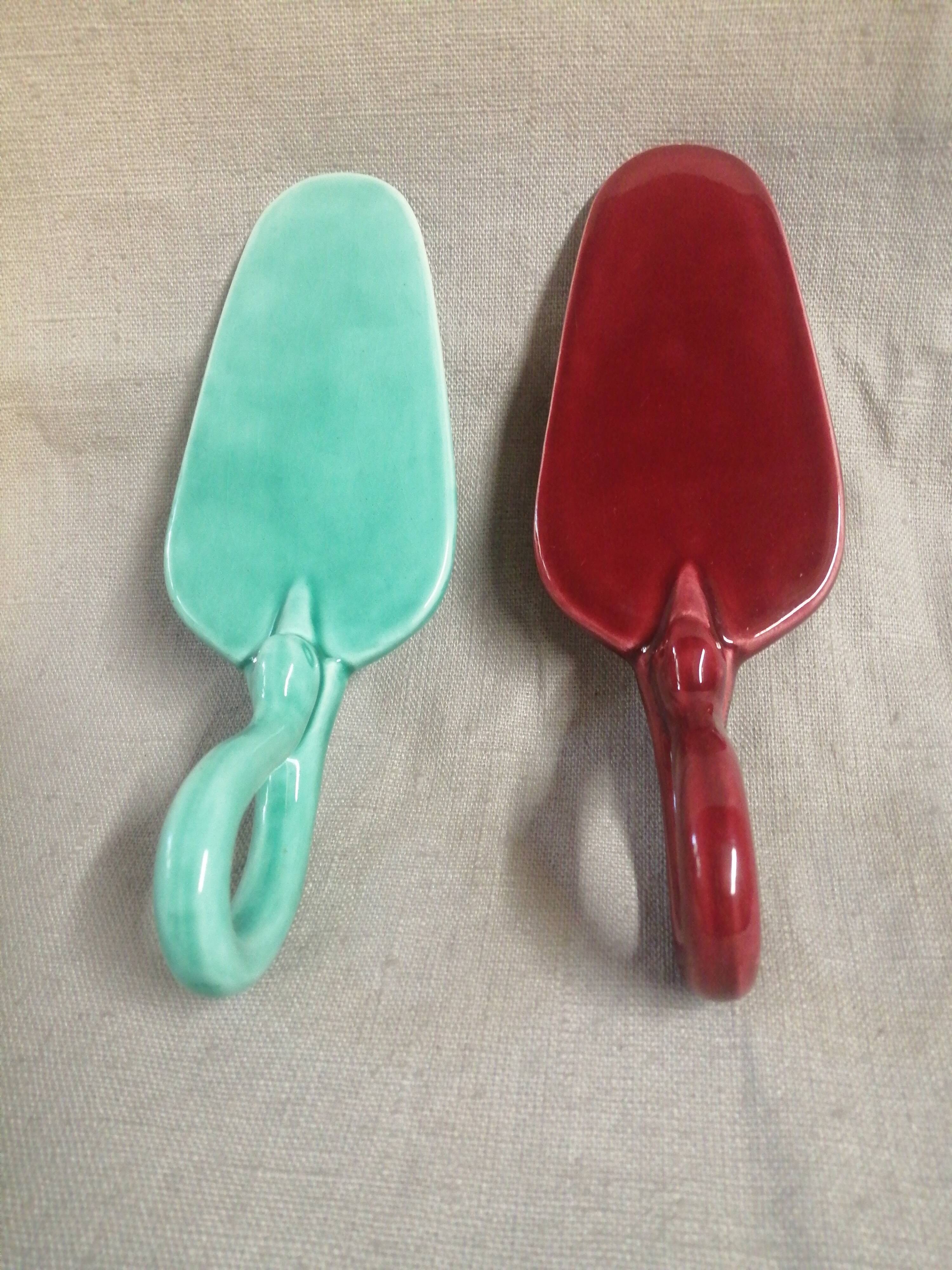 Pair of pie shovels