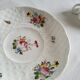 Antique Cup and Saucer in Porcelain with Hand-Painted Floral Decoration