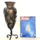 Copper Vase with Wrought Iron Snake and Leaves attr. to Alessandro Mazzucot