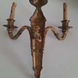 old Louis XVI style bronze sconces