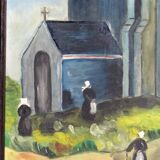 Huile sur toile signée