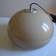 Brown gradient plastic pendant light 1970s
