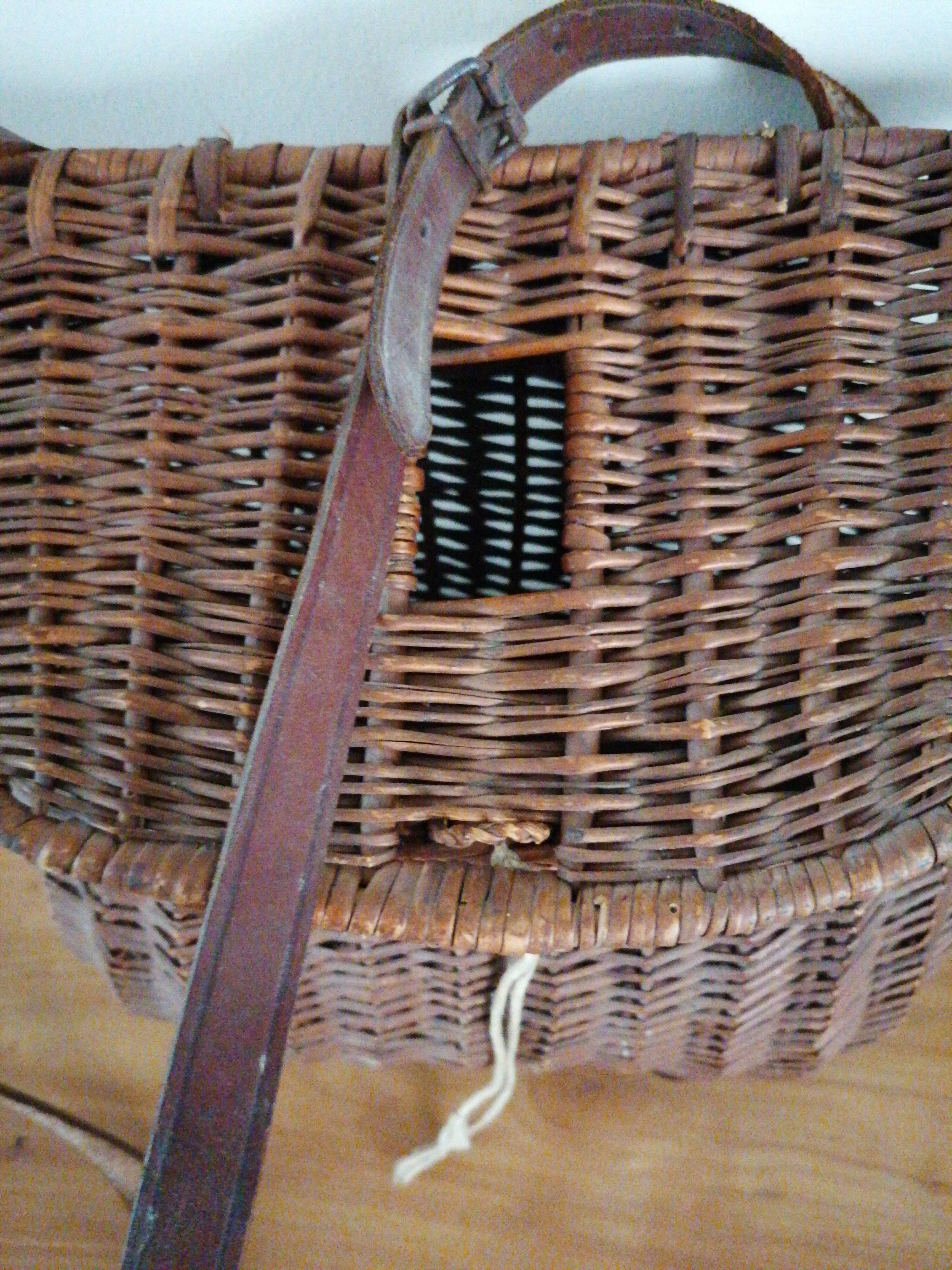 Old fisherman's basket