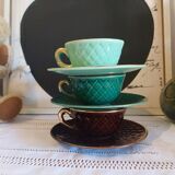 Antique St. Clement cups and saucers