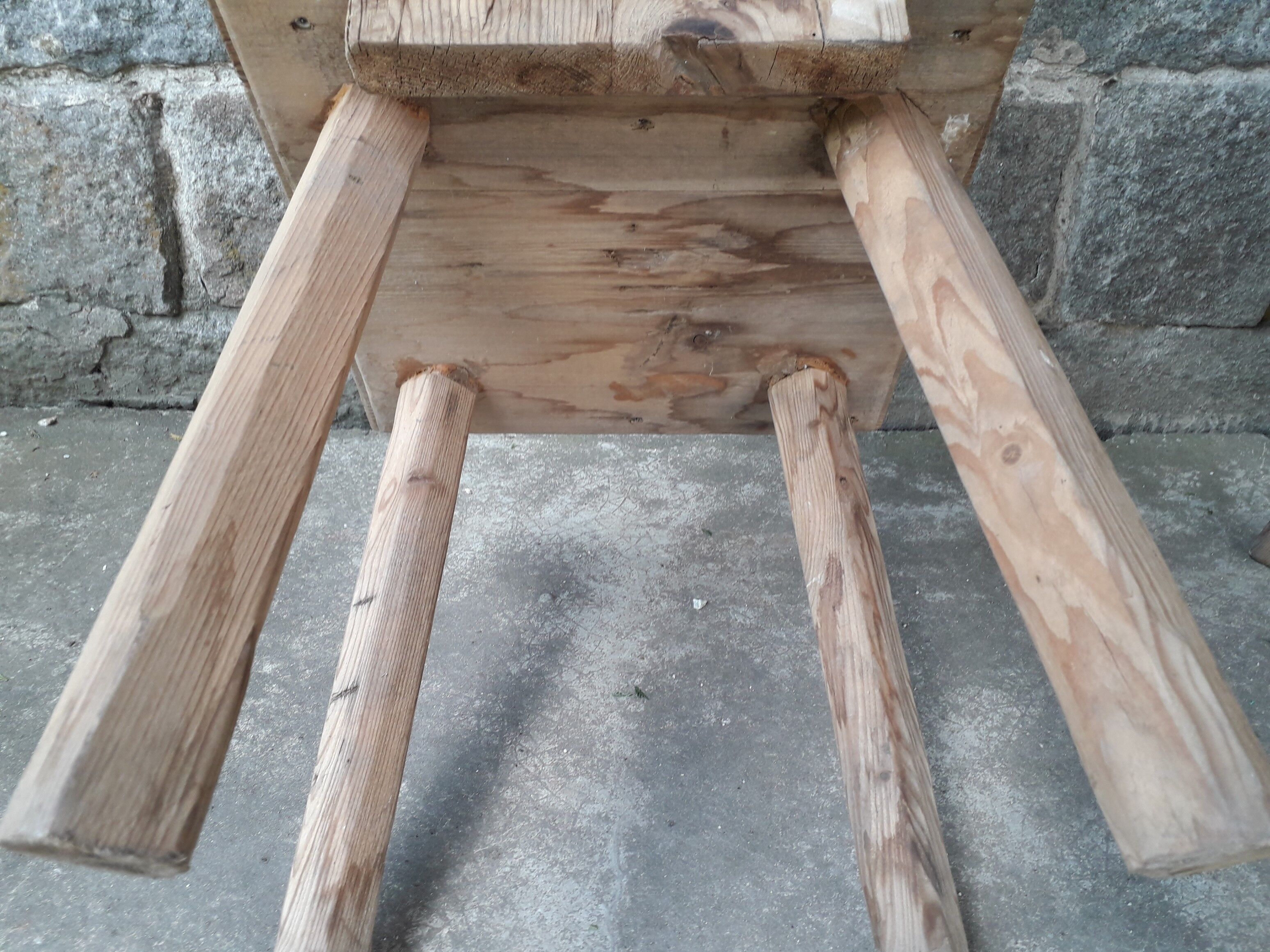 Pair of brutalist chairs