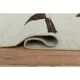 1970s Vintage Turkish Oushak Handmade Wool Cotton Beige Runner Rug 88x279