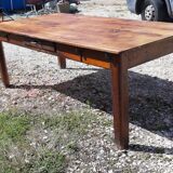 Country farm table in pine