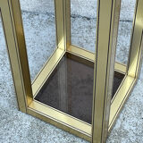 Modern vintage gold-plated console table