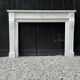 Louis XVI style Carrara marble fireplace circa 1880
