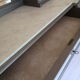 Commodity mirror year 1900 - 1920 Painted wood and white marble
