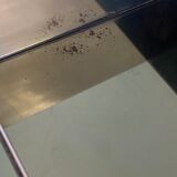 Free-form raw wood coffee table