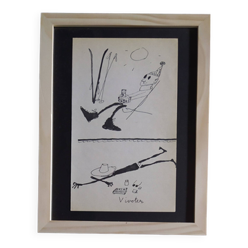 Illustration daninos de 1962 " vivoter "
