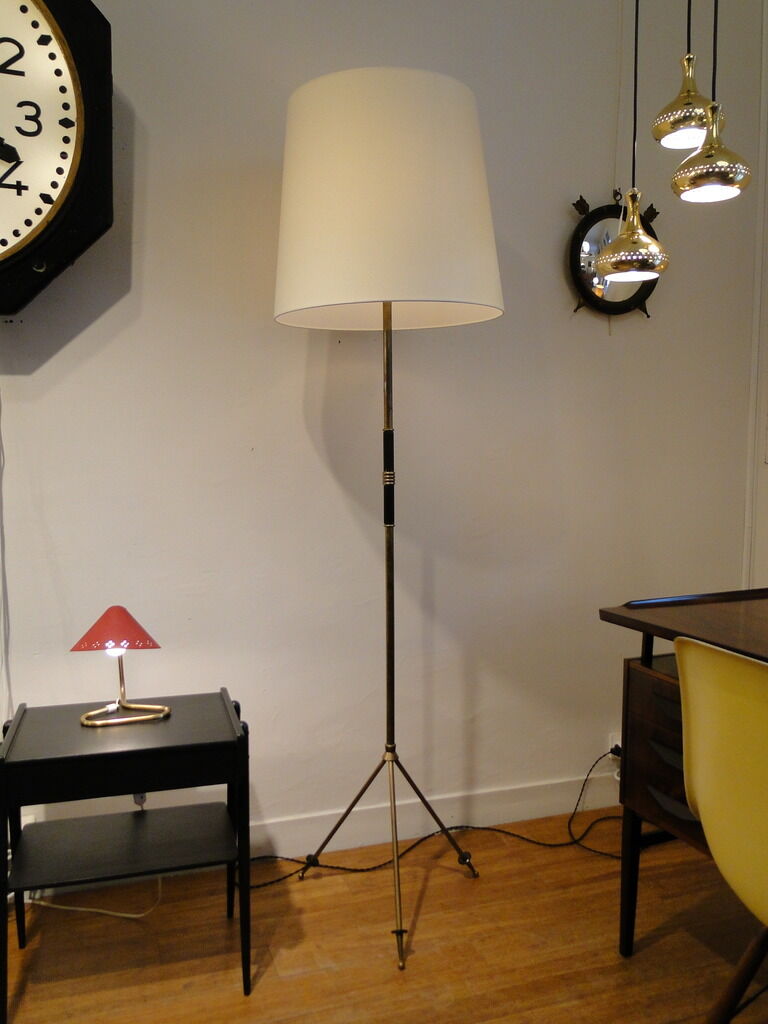 Floor lamp in brass 1950/1960