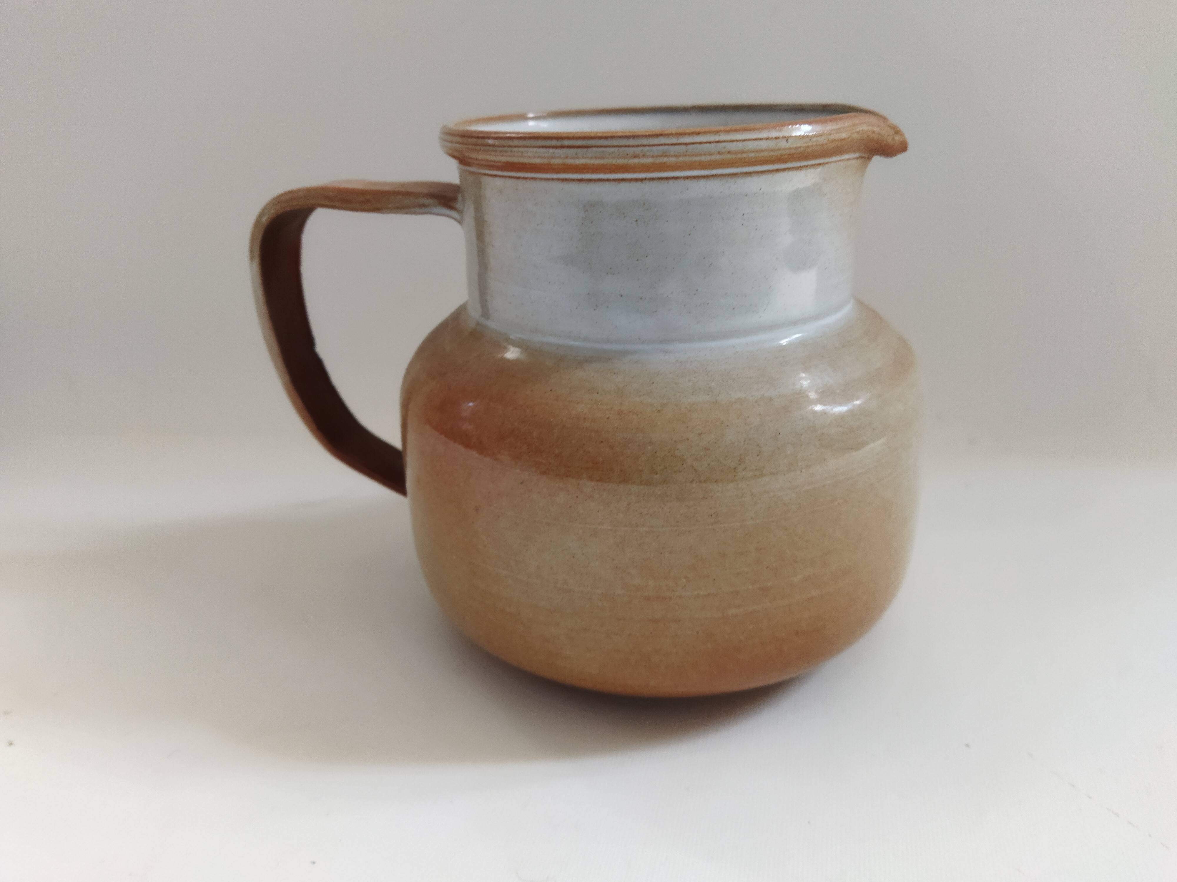 Montgolfier stoneware pitcher