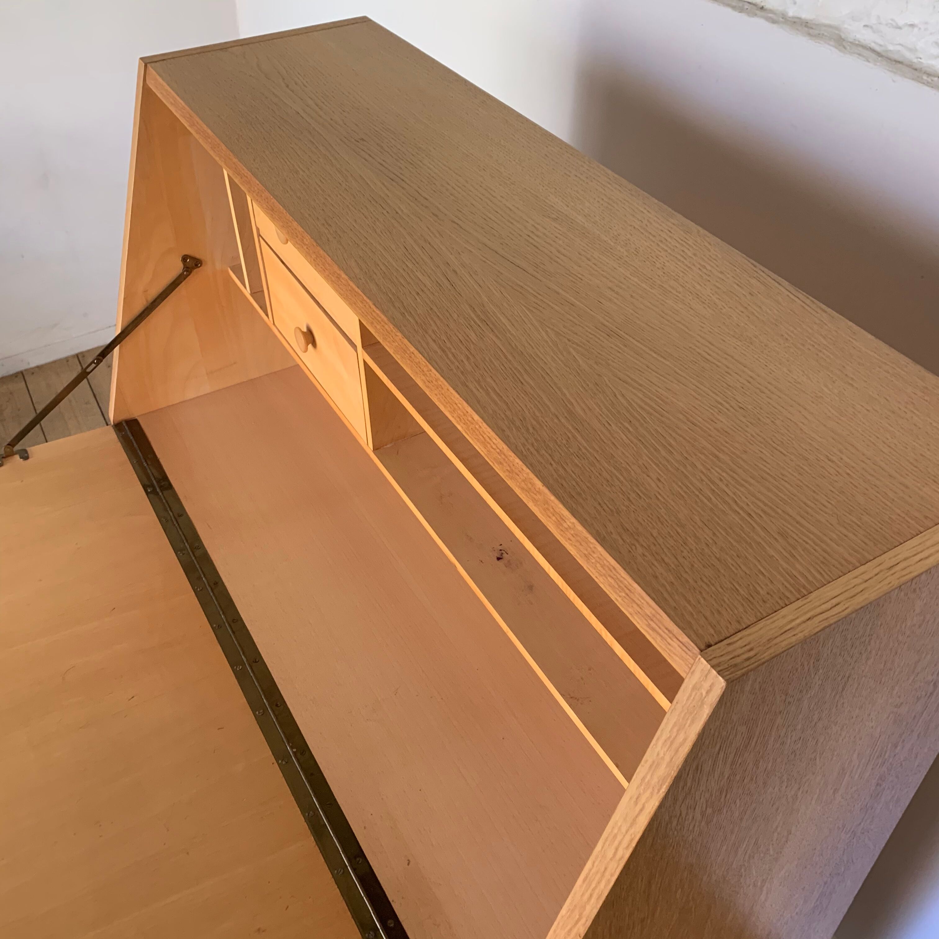 Office secretary vintage oak buffet