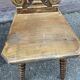 Alsatian chair renaissance mythology vintage of grotesque period 1950