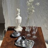 Alabaster lamp base H33.5