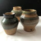 Lot de 3 pots en grès de Jules Guérin