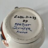 Henriot Quimper pitcher with handle