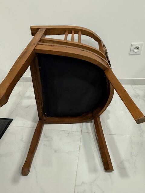 1930 art deco office armchair