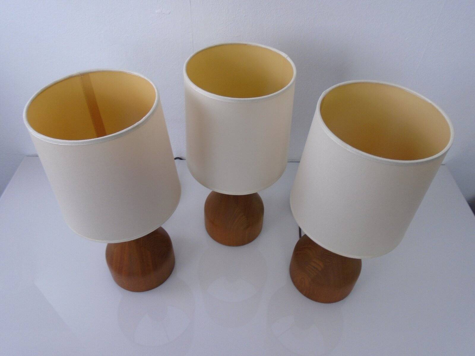 Teak Table Lamp from Domus, 1970s