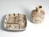 Scandinavian Modern Plate and Vase, ceramic, "Baca", Fajance, by Nils Thorsson f