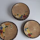 Dix assiettes à dessert de Jérôme Massier - Vallauris