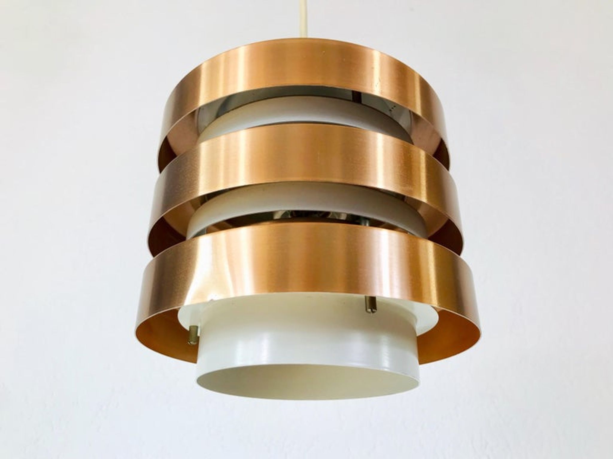 Hanging lamp in copper and metal 1960s
