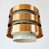 Hanging lamp in copper and metal 1960s