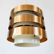 Hanging lamp in copper and metal 1960s