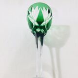 Set of 5 Rhine Roemer wine glasses in Saint-Louis crystal model Monaco