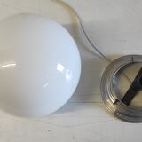 Art Deco ceiling light or wall light with opaline globe, diameter 20 cm.