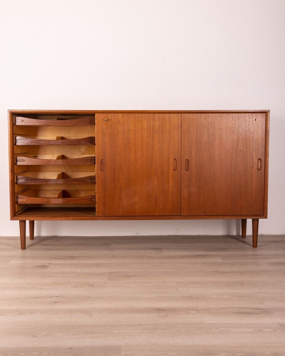 1970s vintage teak wood sideboard danish