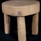 African Art Africa - Antique Wooden Stool West Africa - 21 Cms